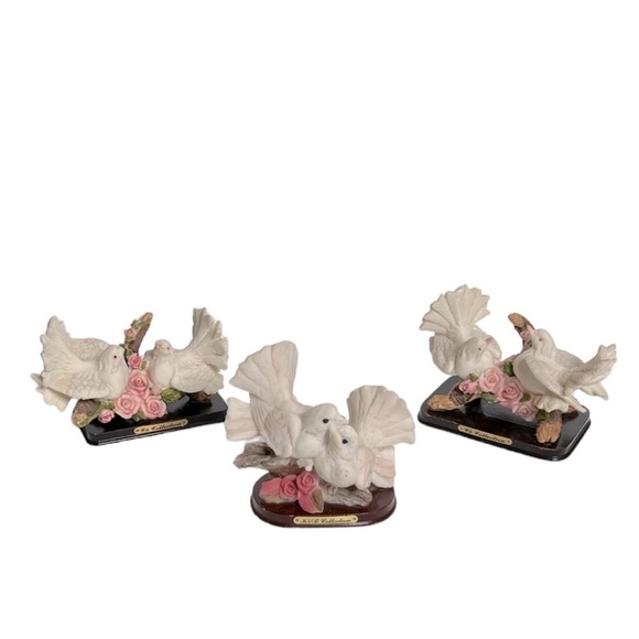 Other - Set Of 3 Collection Figurine Dove